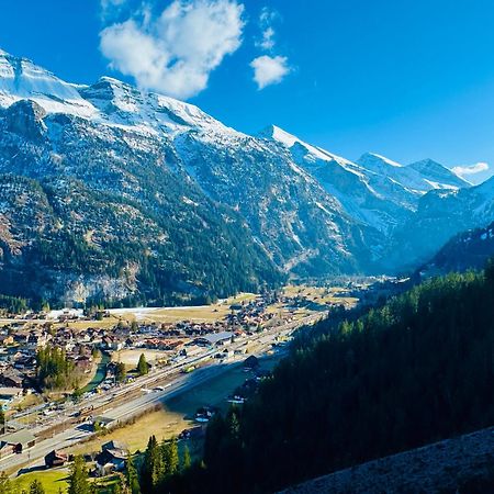 Bellevue & Classy Mountain View Apartment Kandersteg Exteriör bild